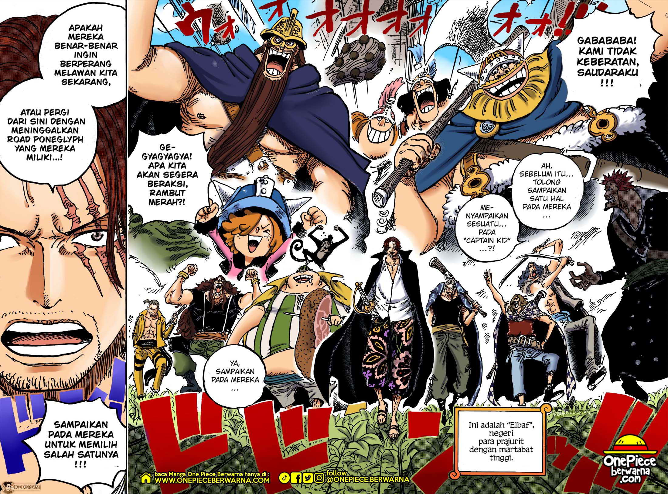 Baca manga komik One Piece Berwarna Bahasa Indonesia HD Chapter 1076